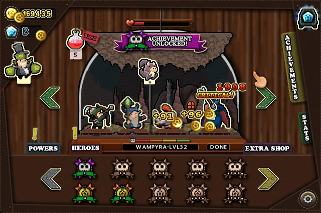 Tap Heroes screenshot 4
