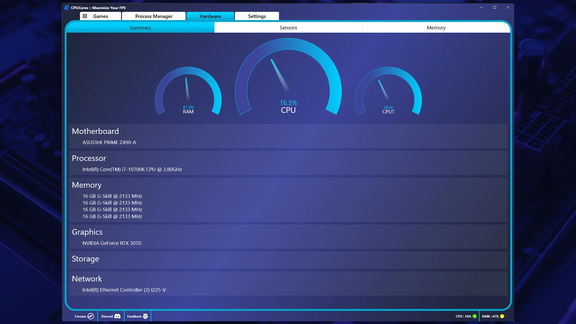 CPUCores :: Maximize Your FPS screenshot 3