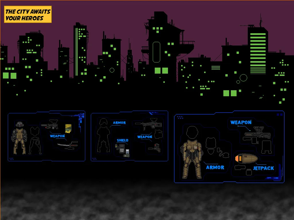 Neon Hardcorps screenshot 1