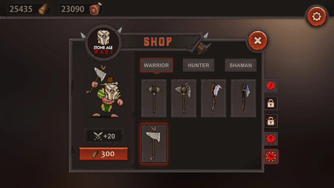 Stone Age Wars screenshot 2