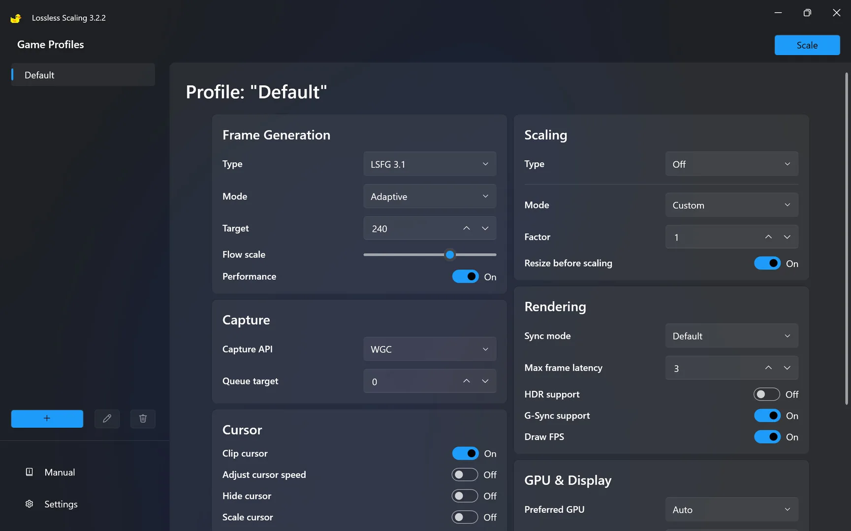 Lossless Scaling screenshot 1